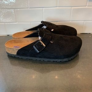 BIRKENSTOCK Boston Classic Soft Footbed Black